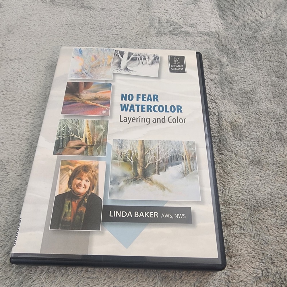 No Fear Watercolor Layering and Color Linda Barker art teaching DVD